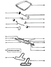 Disturbulator Assembly parts for Eureka Upright Vacuum C2194A from AppliancePartsPros.com