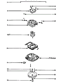 Motor Assembly parts for Eureka Upright Vacuum C2194A from AppliancePartsPros.com