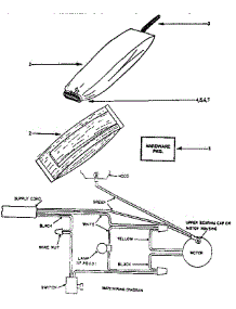 Handle And Bag Housing parts for Eureka Upright Vacuum C2194B from AppliancePartsPros.com