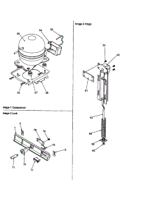 Compressor And Wiring Harness parts for Amana Chest Freezer C221FW/P1125114WW from AppliancePartsPros.com