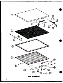Lid Assembly (C11f / P60212-65W) (C11f-C / P60212-65Wc) (C11f-Ag / P60212-65Wg) (C11f-A / P60212-65Wa) (C11f / P60212-83W) (C11f-C / P60212-83Wc) (C11f-Ag / P60212-83Wg) (C11f-A / P60212-83Wa) (C15f / P60212-66W) (C15f-C / P60212-66Wc) (C15f-Ag / P60212-66Wg) (C15f-A / P60212-66 parts for Amana Chest Freezer C23F-A/P60212-73WA from AppliancePartsPros.com