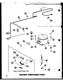 Machine Compartment Parts (Ec11f-C / P60321-2Wc) (Ec11f-A / P60321-2Wa) (Ec11f / P60321-2W) (Ec11f-Ag / P60321-2Wg) (Ec15f / P60321-5W) (Ec15f-C / P60321-5Wc) (Ec15f-Ag / P60321-5Wg) (Ec15f-A / P60321-5Wa) (Ec19f / P60321-8W) (Ec19f-C / P60321-8Wc) (Ec19f-Ag / P60321-8Wg) (Ec1 parts for Amana Chest Freezer C23F-AG/P60321-9WG from AppliancePartsPros.com