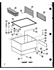 Cabinet Parts (Ec11f / P60212-70W) (Ec11f-C / P60212-70Wc) (Ec11f-Ag / P60212-70Wg) (Ec11f-A / P60212-70Wa) (Ec15f / P60212-71W) (Ec15f-C / P60212-71Wc) (Ec15f-Ag / P60212-71Wg) (Ec15f-A / P60212-71Wa) (Ec19f / P60212-75W) (Ec19f-C / P60212-75Wc) (Ec19f-Ag / P60212-75Wg) (Ec19 parts for Amana Chest Freezer C23F/P60212-73W from AppliancePartsPros.com