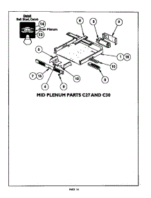 Mid Plenum, C27 And C30 parts for Thermador Electric Wall Oven C271UW from AppliancePartsPros.com