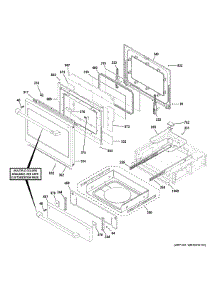 Door & Drawer Parts parts for Ge Range C2S900P4M1W2 from AppliancePartsPros.com