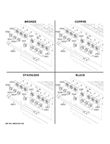 Cafe Customization parts for Ge Gas Range C2Y366P4T1W2 from AppliancePartsPros.com