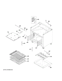 Oven Cavity Parts parts for Ge Gas Range C2Y366P4T1W2 from AppliancePartsPros.com