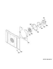 Convection Fan parts for Ge Gas Range C2Y366P4T1W2 from AppliancePartsPros.com