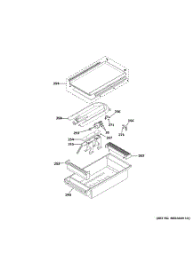 Griddle Assembly parts for Ge Gas Range C2Y486P3T1D1 from AppliancePartsPros.com