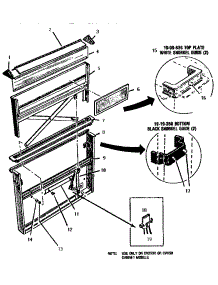 Cv 2230 Ventilator Intake parts for Thermador Electric Cooktop C30 from AppliancePartsPros.com