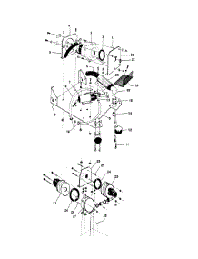 Motor Assembly parts for Hoover Carpet Cleaner C3007 from AppliancePartsPros.com