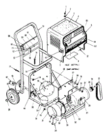 Motor Assembly parts for Hoover Carpet Cleaner C4279 from AppliancePartsPros.com