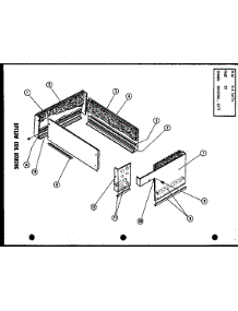 Upflow Coil Housing (C58380-12 / P58380-12C) (C58380-16 / P58380-16C) (C58380-20 / P58380-20C) (C58380-24 / P58380-24C) parts for Amana Central Air Conditioner C58380-12/P58380-12C from AppliancePartsPros.com