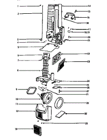 Housing Assembly parts for Eureka Upright Vacuum C6446B from AppliancePartsPros.com