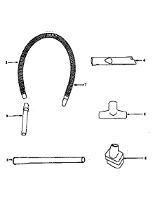 Hose Assembly parts for Eureka Upright Vacuum C6446B from AppliancePartsPros.com