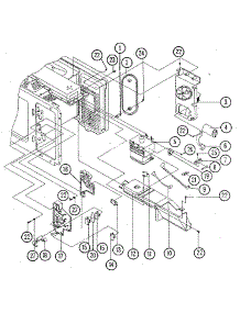 Magnetron And Air Flow parts for Amana Countertop Microwave C64TMA from AppliancePartsPros.com
