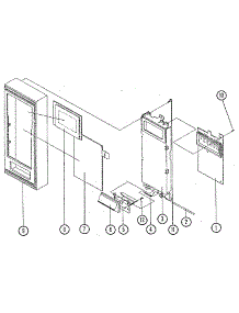 Control Panel parts for Amana Countertop Microwave C64TMA from AppliancePartsPros.com
