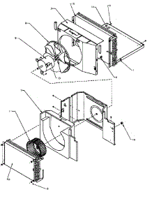 Evaporator, Condenser & Air Flow Parts parts for Caloric Room Air Conditioner C72B/P1184005R from AppliancePartsPros.com