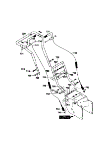 Handle parts for Craftsman Gas Snowblower C950-52005-0 from AppliancePartsPros.com