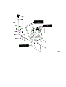 Shift Yoke parts for Craftsman Gas Snowblower C950-52005-0 from AppliancePartsPros.com