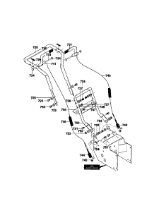 Handle parts for Craftsman Gas Snowblower C950-52009-0 from AppliancePartsPros.com