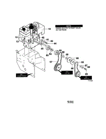 Engine parts for Craftsman Gas Snowblower C950-52021-0 from AppliancePartsPros.com