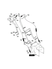 Handle parts for Craftsman Gas Snowblower C950-52021-0 from AppliancePartsPros.com