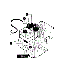 Electric Starter parts for Craftsman Gas Snowblower C950-52021-0 from AppliancePartsPros.com