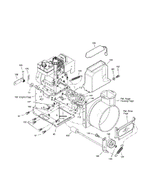 Frame parts for Craftsman Gas Snowblower C950-52119-3 from AppliancePartsPros.com