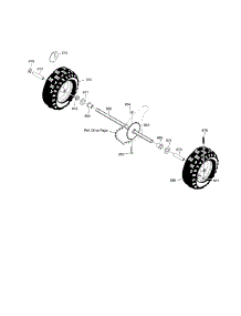 Wheels parts for Craftsman Gas Snowblower C950-52119-3 from AppliancePartsPros.com
