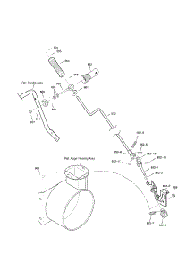 Chute Rod parts for Craftsman Gas Snowblower C950-52119-3 from AppliancePartsPros.com