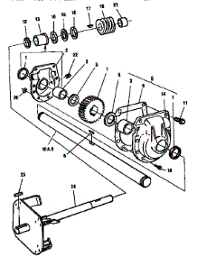 Impeller Shaft Assembly parts for Craftsman Gas Snowblower C950-52318-3 from AppliancePartsPros.com