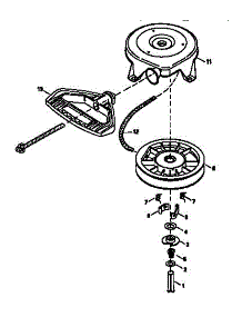 Rewind Starter parts for Craftsman Gas Snowblower C950-52330-3 from AppliancePartsPros.com