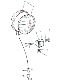 Light Assembly parts for Craftsman Gas Snowblower C950-52475-9 from AppliancePartsPros.com