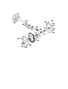 Gearcase parts for Craftsman Gas Snowblower C950-52919-0 from AppliancePartsPros.com