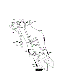 Handle parts for Craftsman Gas Snowblower C950-52930-0 from AppliancePartsPros.com