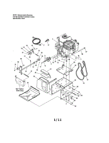 Engine & Frame parts for Craftsman Gas Snowblower C950-52943-0 from AppliancePartsPros.com