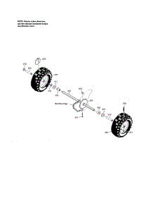 Wheels parts for Craftsman Gas Snowblower C950-52943-0 from AppliancePartsPros.com
