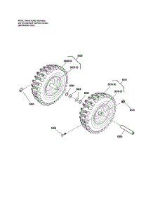 Wheels / Tires parts for Craftsman Gas Snowblower C950-52948-0 from AppliancePartsPros.com