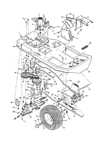 Motion Drive parts for Craftsman Front-Engine Lawn Tractor C950-60901-0 from AppliancePartsPros.com
