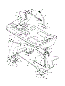 Mower Housing Suspension parts for Craftsman Front-Engine Lawn Tractor C950-60901-0 from AppliancePartsPros.com