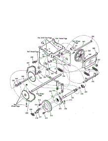 Drive parts for Craftsman Gas Snowblower C950524302A from AppliancePartsPros.com
