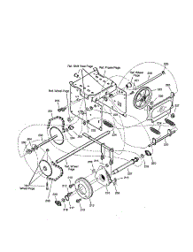 Drive parts for Craftsman Gas Snowblower C950524312A from AppliancePartsPros.com