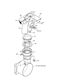 Discharge Chute parts for Craftsman Gas Snowblower C950524312A from AppliancePartsPros.com