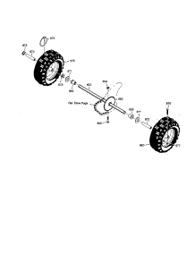 Wheels parts for Craftsman Gas Snowblower C950524312A from AppliancePartsPros.com
