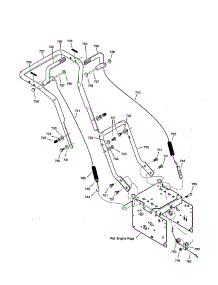 Handle parts for Craftsman Gas Snowblower C950524312A from AppliancePartsPros.com