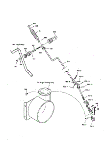 Chute Rod parts for Craftsman Gas Snowblower C950524312A from AppliancePartsPros.com