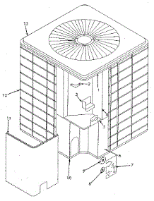 Cabinet / 800510 parts for Icp Central Air Conditioner CA3036QKB1 from AppliancePartsPros.com