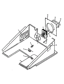 Control Compartment Section parts for Amana Electric Range CACO27SEW1/P41132338N from AppliancePartsPros.com