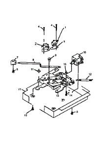 Door Latch Assembly parts for Amana Electric Range CACO27SEW1/P41132338N from AppliancePartsPros.com